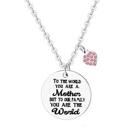Hgreiwgk Mother Necklace Gift Mum Necklace Gift For Mum Gift From Daughter Son Birthday Gifts Mothers Day Gifts For Mother Mum Birthday Gifts