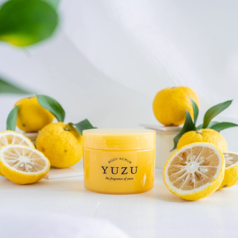 Daily Aroma Japan Yuzu 61018 Body Massage Scrub, 10.6 oz