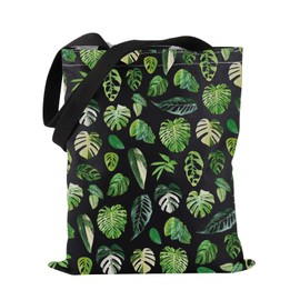 Monstera Tote Bag Monstera Leaves Tote Bag Tropical Leaf Gift Plant Lover Gift (Monstera Leaves TOTE)
