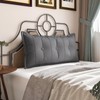 VERCART Large Bolster Headboard Pillow Daybed Pillows Bed Rest Reading