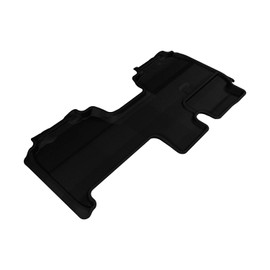 3D MAXpider Second Row Custom Fit All-Weather Floor Mat for Select Ford F-150 Models - Kagu Rubber (Black)