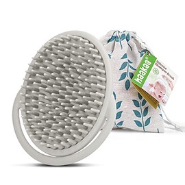 haakaa Baby Cradle Cap Brush - Soft Cradle Cap Comb| Hair Scalp Massager, Soft Bristles for Newborns & Toddlers,Ideal Baby Shower Gifts for Mum - 1pk