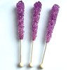 Classic Rock Candy Sticks, Sugar Rock Crystal Lollipops, Individually Wrapped