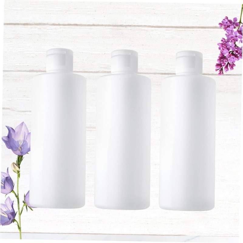 BIUDECO Travel Toiletry Bottle Set 3pcs 400ml Plastic Refillable Containers
