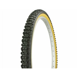 Duro ORIGINAL! DURO BICYCLE TIRE 26 X 2.10 BLACK/GUM SIDE WALL HF-107.BIKE PARTS. - Single