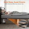 BedsPick Queen Size Bed Frame, Platform Bed Frame with Upholstered