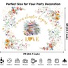 Wildflower Bridal Shower Backdrop, A New Chapter Begins Banner 7x5ft