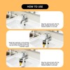 2 Pack Hose Tap Connector, 12-16mm Universal Tap Hose Connector