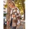 AUTOMET Womens Fall Outfits Fashion Clothes Shackets Flannel Plaid Button