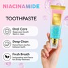 Yecuce Niacinamide Toothpaste-100g,1count/2counts/3counts, Light Mint Flavor, Clean Teeth, Fresh Breath,