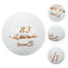 BESPORTBLE 6pcs Rubber Golf Practice Balls Realistic Feel for Training