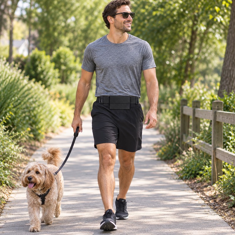 Outdoor Running Mini Invisible Waist Pack Fitted Stretch Pocket Invisible