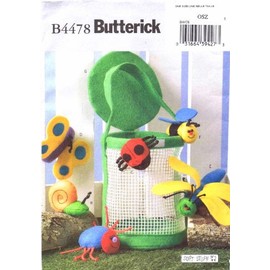 4478 Crafts Sewing Pattern Felt Bug Basket Finger Puppets