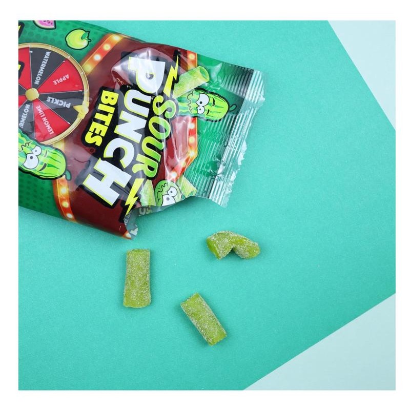 Sour Punch Bites Pickle Roulette Sweet Candy 5oz