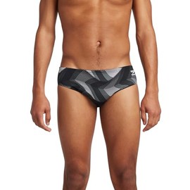 Speedo Unisex Adult Modern Precision Brief, Team Black/White, 36 US