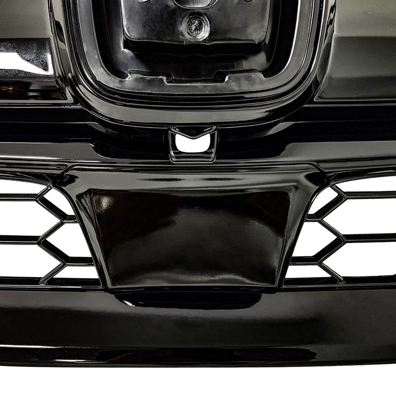 YLT AUTO Front Bumper Cover Grille Cover Replacement Kit Gloss