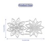 Tabanzhe 2 PCS Flower Strip Frame Embossing Paper Dies,DIY Card