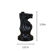 WE Games Replacement Staunton Chess Piece - Dark Knight, Plastic