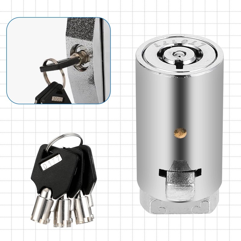 Vending Machine Lock Key Tubular Locks Cylinder Lock Set fits