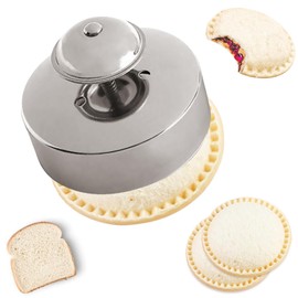 Sandwich Cutter, Sandwich Cutter and Sealer, Sandwich Maker, Peanut Butter and Jelly Sandwiches Tool/PBJ Cutter, Sandwich Maker for Kids, for Thanksgiving/Christmas Day