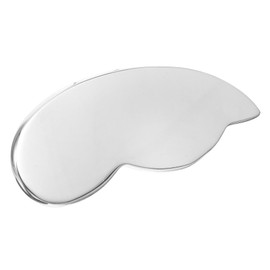 FRCOLOR Face Gua Sha Tool Stainless Steel Face Scraping Board for Gentle Massage Easy to Clean Gua Sha Tool for Beginners Promotes Healthy Skin and Comfort