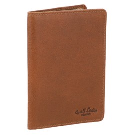 Gusti Brodie Passport Cover Leather for Men and Women, Passport Case, Protective Cover, Brown Leather, brown, Vintage