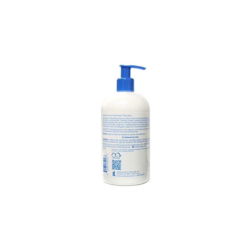 Vanicream Lite Lotion Bottle With Pump 16 Oz (2 Pack)