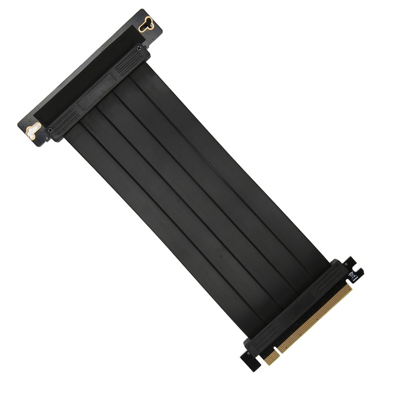 PCIE 3.0 16x Riser Cable High Speed Flexible 90 Degrees
