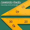 Magnetic Teaching Ruler Set with Multi-Functional Geometry Tools Durable ABS