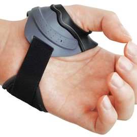 Velpeau Velpeau CMC Thumb Brace for Arthritis Pain and Support, with High Elasticity and Anti Slip Wrist Strap, Comfortable Thumb Splint Stabilizer for Osteoarthritis for Women and Men (Grey, Left Hand, XS)