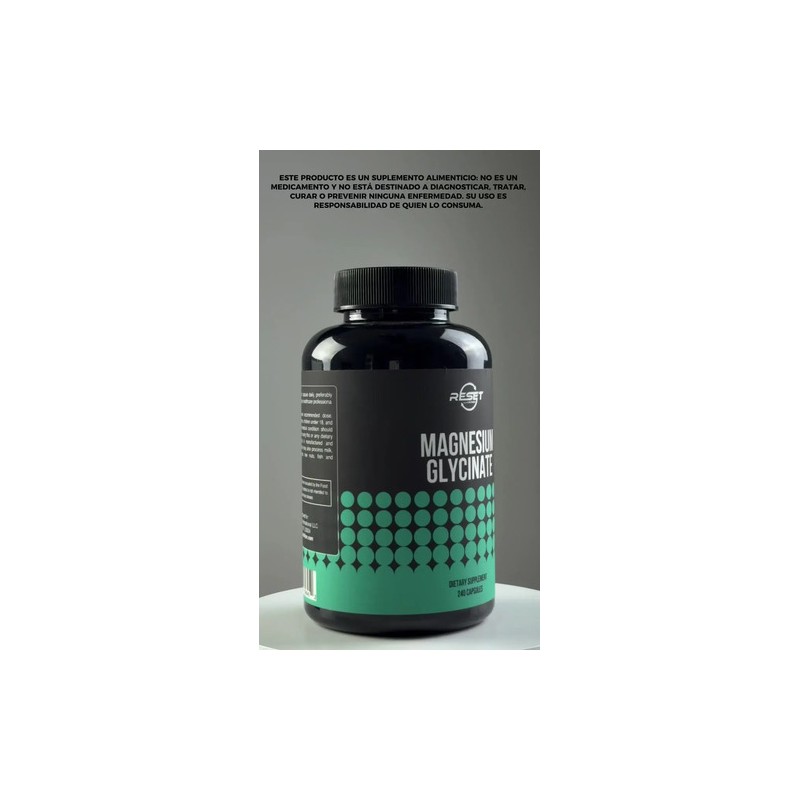 Reset Nutrition Glicinato Magnesio 400mg Estrés 240cáp