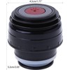 Black Portable Thermos Cover Vacuum Flasks Lid, Stainless Thermoses Accessories