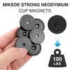 MIKEDE Strong Magnets with Holes, 100LB+ Strong Neodymium Magnets with