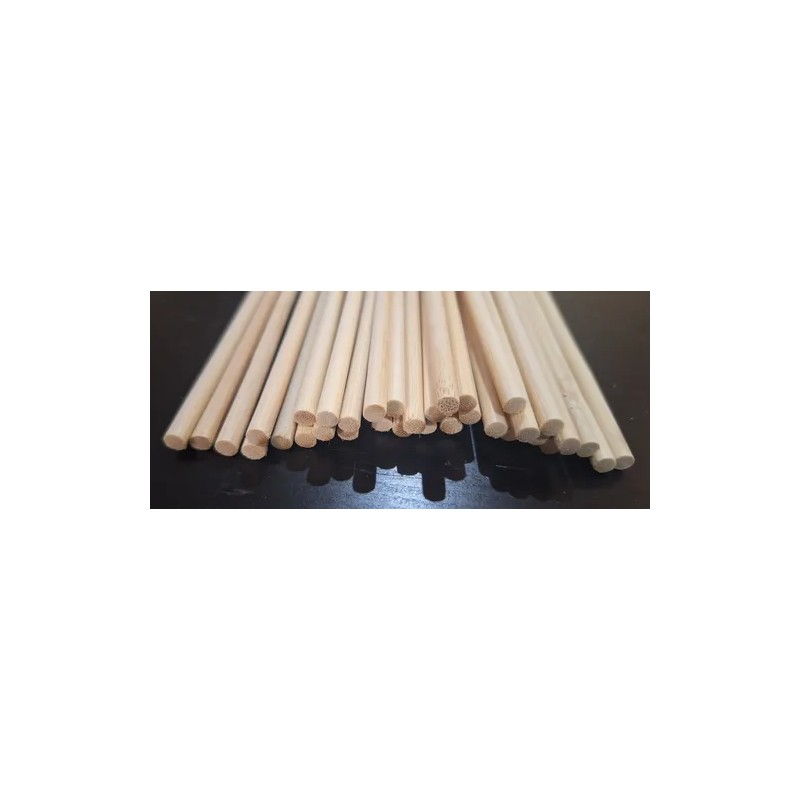 Palitos Bambu Bandera 60cm X 4mm Paq 100 Pz 860gr