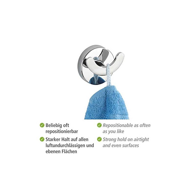 WENKO Vacuum-Loc® Wandhaken Duo Capri