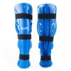 Blitz Dipped Foam Shin & Instep Guards - Blue -