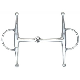 Shires Full Cheek Eggbutt Snaffle 4.5"