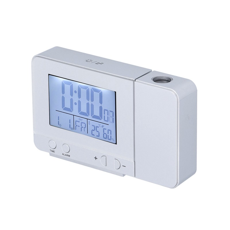 180° Rotation Projection Alarm Clock USB Powered LED Digital Clock