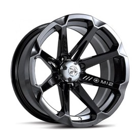 MSA Offroad Wheels MA12 15X7 4X156 G-BLK 10MM - M12-05756