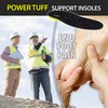 JobSite Power Tuff Anti-Fatigue Support Work Orthotic Insoles - Small