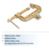 sourcing map 1000A Brass G-Shape Ground Welding Earth Clamp C-Clamp