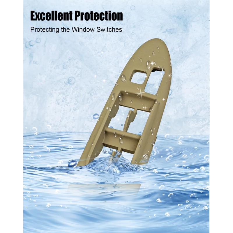 ULZOZN Window Switch Bezel Trim Fit for Toyota Camry CE