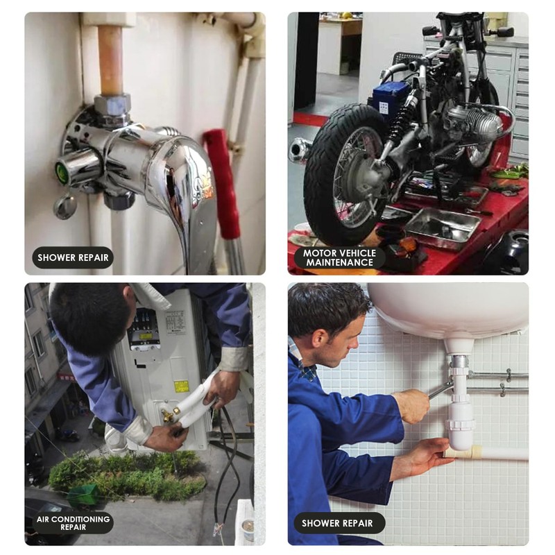 VBRHFRIF 2 Pieces of Wrenches, Steel Double-End Wrenches, Auto Repair