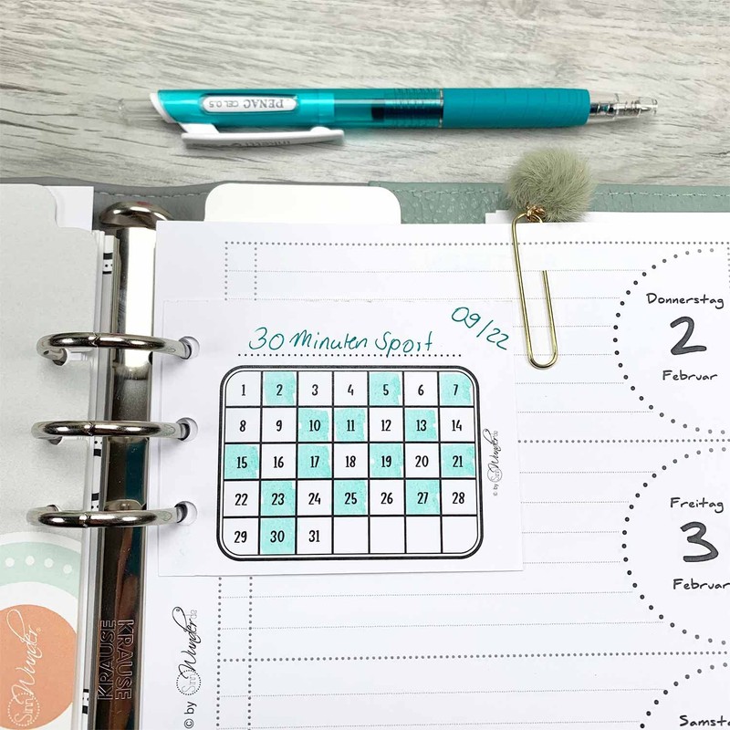 SinnWunder® Mini Habit Tracker - Set of 4 for 6