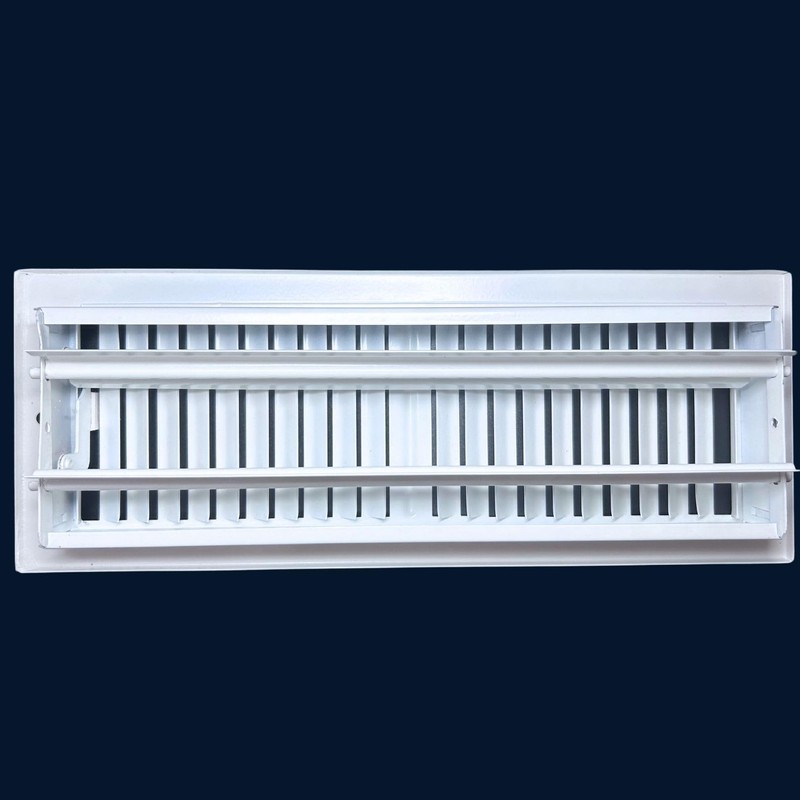 4 x 8 Inch (Duct Opening) White Air Vent Cover