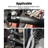 EVIL ENERGY 10AN Hose Finisher Clamp Aluminium Black for Stainless