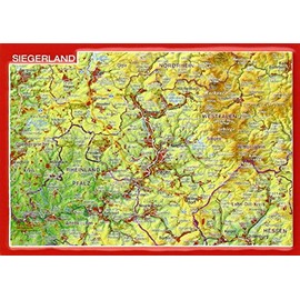 Reliefpostkarte Siegerland