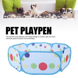 Portable Pet Playpen, Foldable Dog Playpen Pet Exercise Pen Tents Puppy House Playground Small Animals Tent for Indoor Outdoor Kitten Puppy Hamster Camping