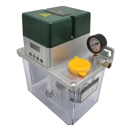 INTSUPERMAI 220V Lubricant Pump Automatic Digital Numerical Control Lubricating Oil Pump CNC Electromagnetic Lubrication Pump Lubricator (3L)