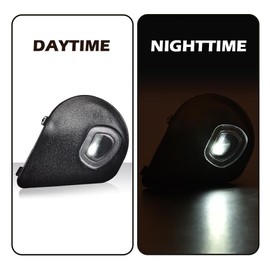 CHEDA Mirror Puddle Lights,Compatible with 2010-2018 Dodge Ram 1500 2500 3500/ Ram 4500 5500 2011-2018 Right & Left Side Lights Halogen Clear